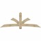 Ekena Millwork Davenport Rough Sawn Timber Gable Bracket, Douglas Fir, 96"W x 36"H x 4"D x 6"F, 9/12 Pitch GBW096X36X0406DAV00RDF - alternate 1